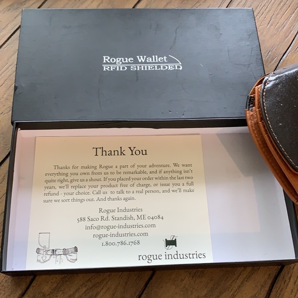 Rogue leather Wallet RFID shielded - Picture 6 of 7